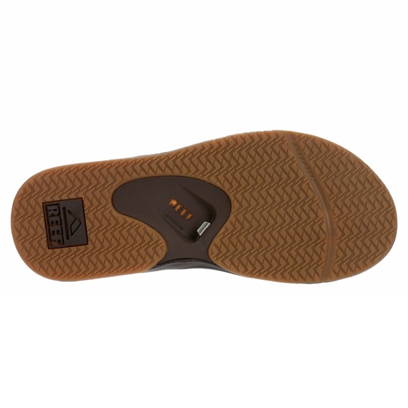 Reef Fanning 360° Air Men's Bottle Opener Thong Flip Flop Sandal NIB - Brown - Picture 5 of 5